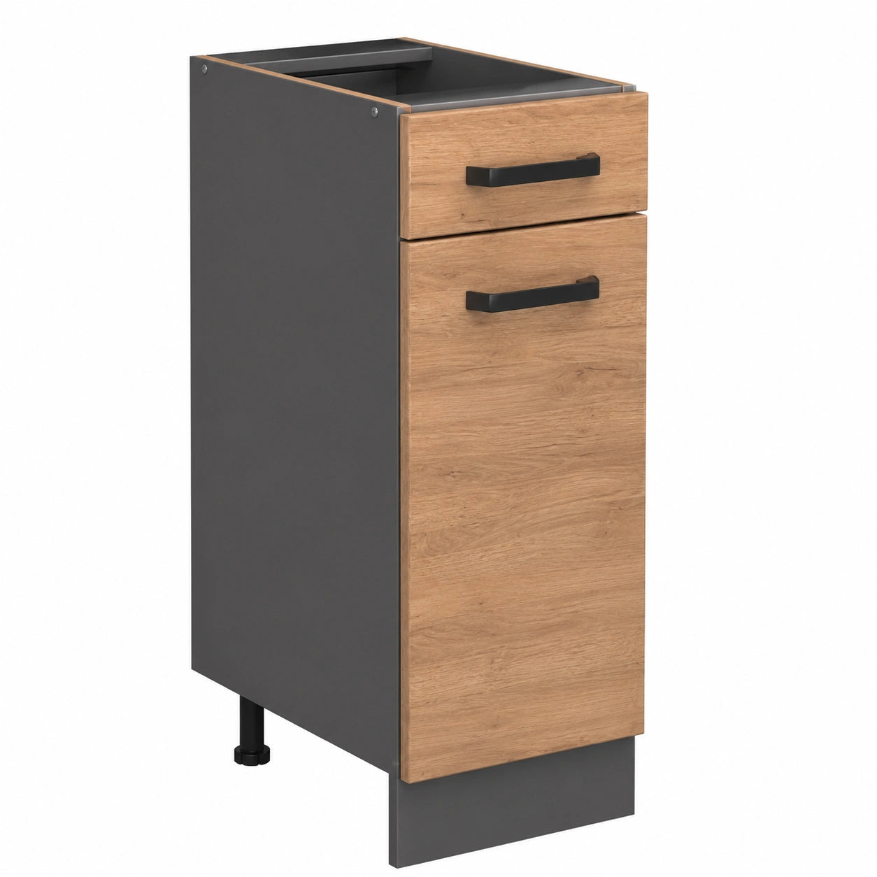Vicco Armario de Cocina Modular R-Line, Roble Dorado, 30 cm, Sin Encimera