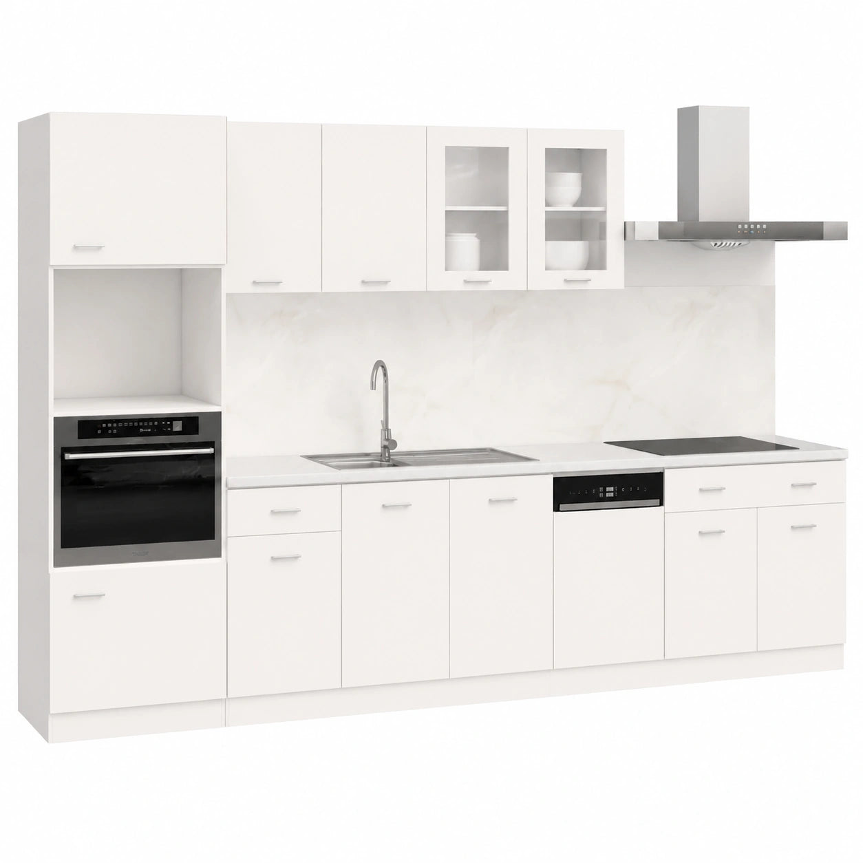 Conjunto de Cocina Modular Expandible de 7 Piezas en Madera