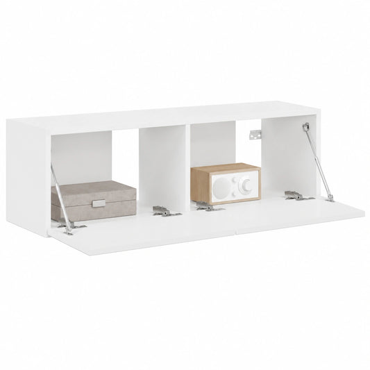 Estante de TV Montado en Pared de 60 cm, Solución Moderna para Salón
