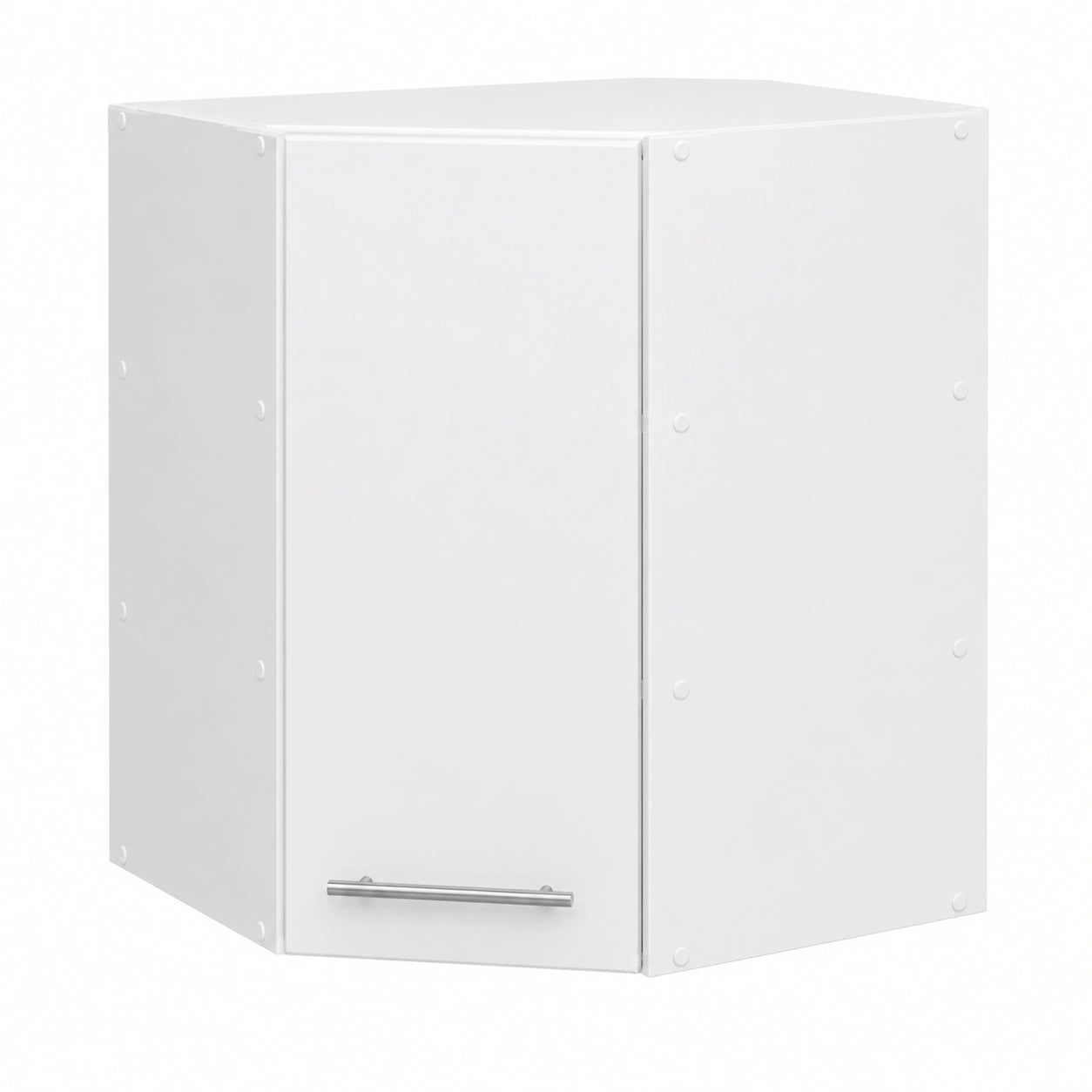 Armario de Esquina Blanco Brillante Fame-Line de Vicco, 57 cm, Combinable