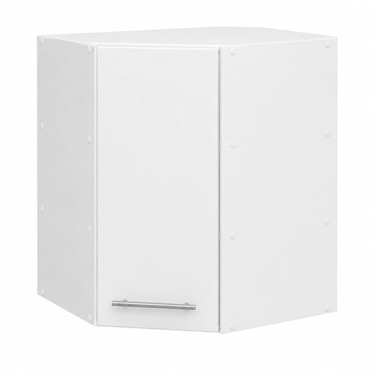 Armario de Esquina Blanco Brillante Fame-Line de Vicco, 57 cm, Combinable