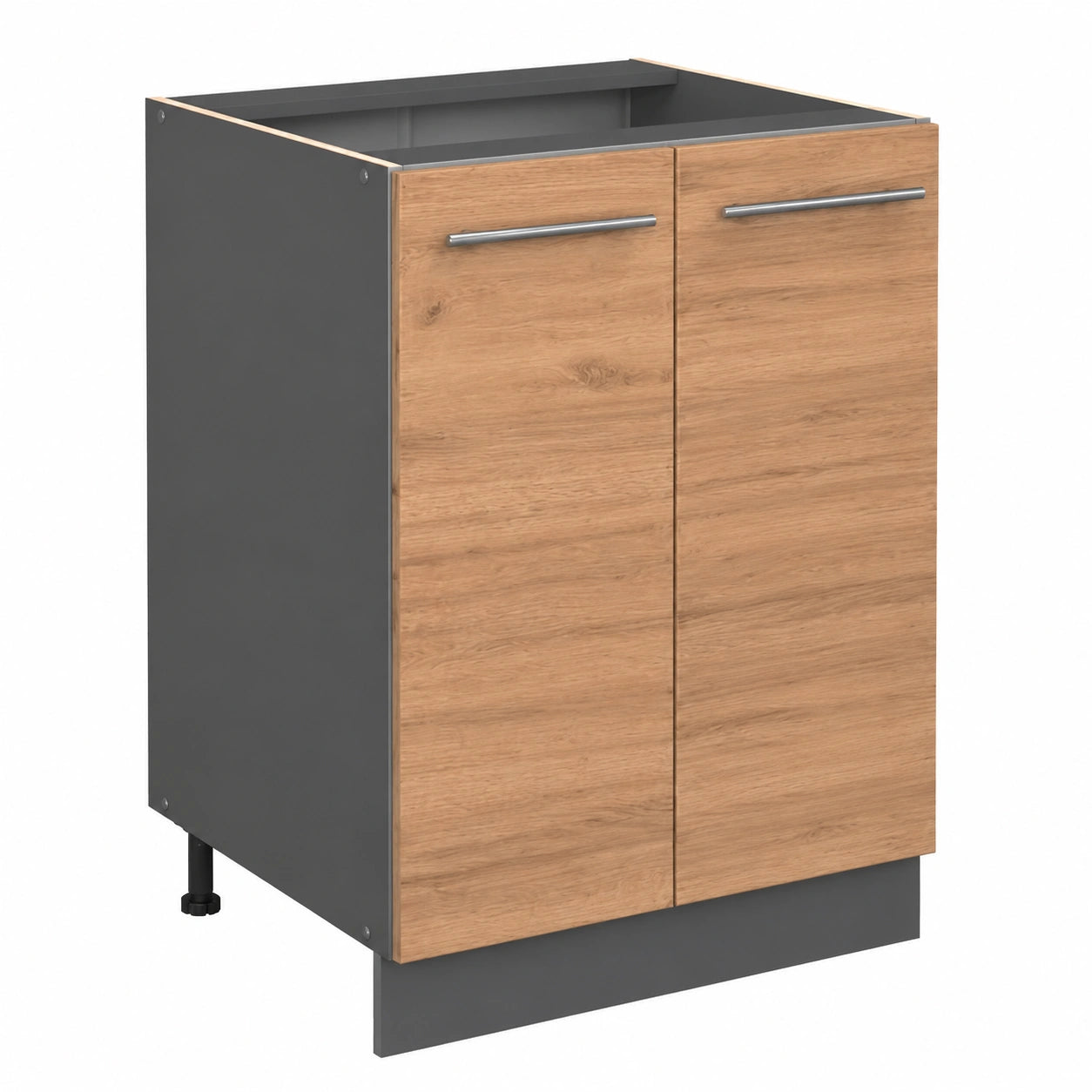 Gabinete de Cocina Vicco Fame-Line, Roble Dorado, 60 cm, Modular sin Encimera