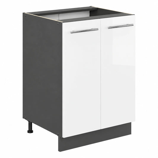 Vicco Módulo de Cocina Blanco Brillante 60 cm Fame-Line