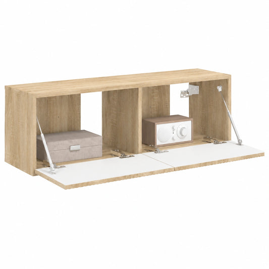 Mueble de TV Flotante Sonoma 60x31x29.5 cm, Estilo Moderno para Salón