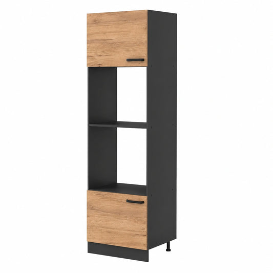 Armario para Microondas Vicco R-Line con Acabado Roble Dorado de 60 cm
