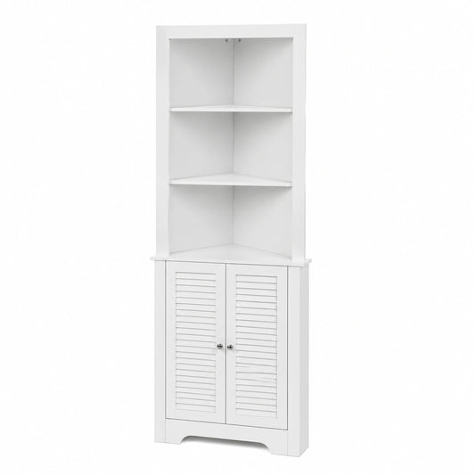 Armario Alto de Baño LIFEZEAL con 3 Estantes Abiertos y Ajustables